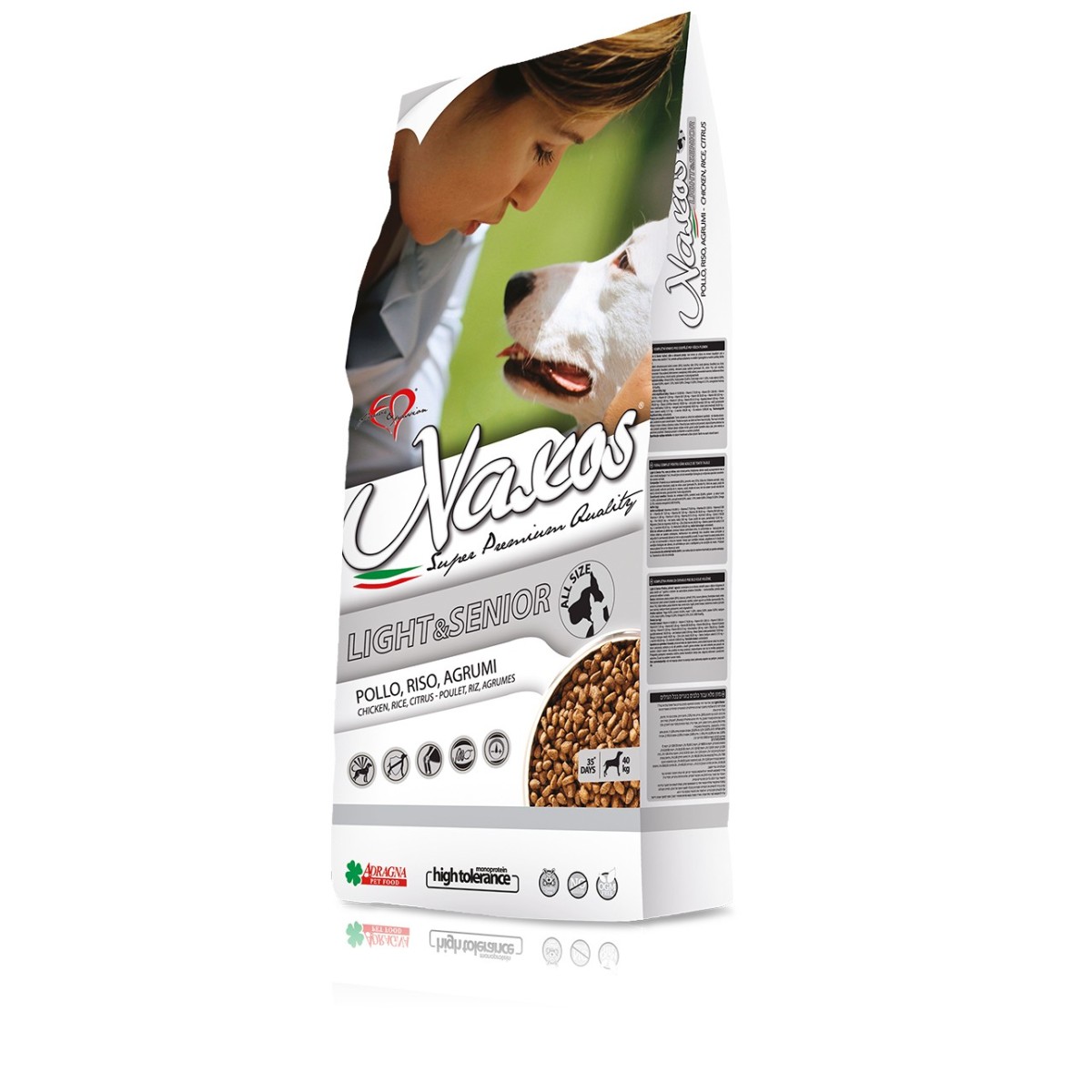 naxos light&senior pollo, riso e agrumi di sicilia gluten free