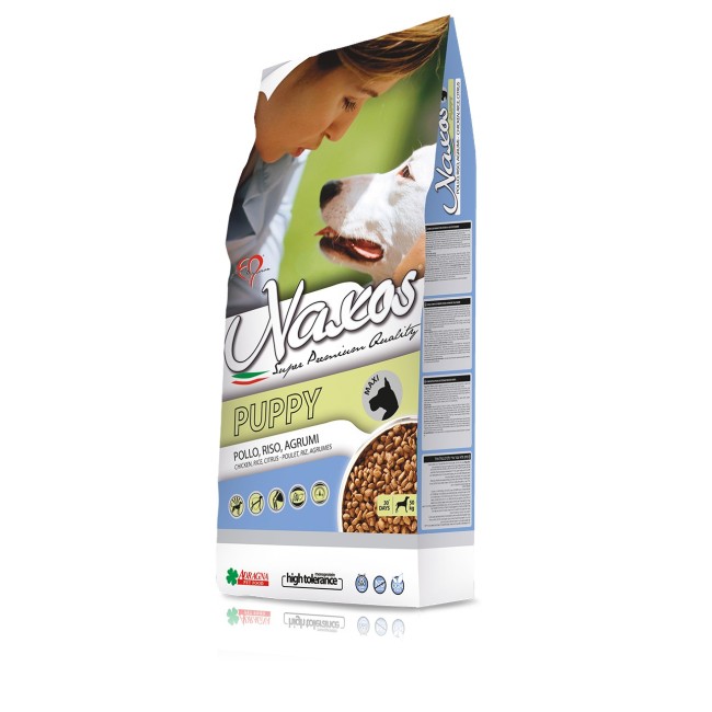 naxos puppy maxi pollo, riso e agrumi di sicilia gluten free