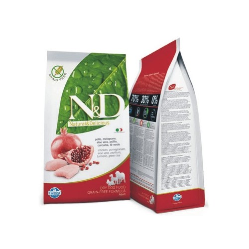 Farmina N&D pollo melograno zero cereali cane medium