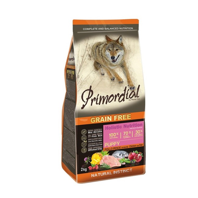 PRIMORDIAL GRAIN FREE PUPPY POLLO E PESCE