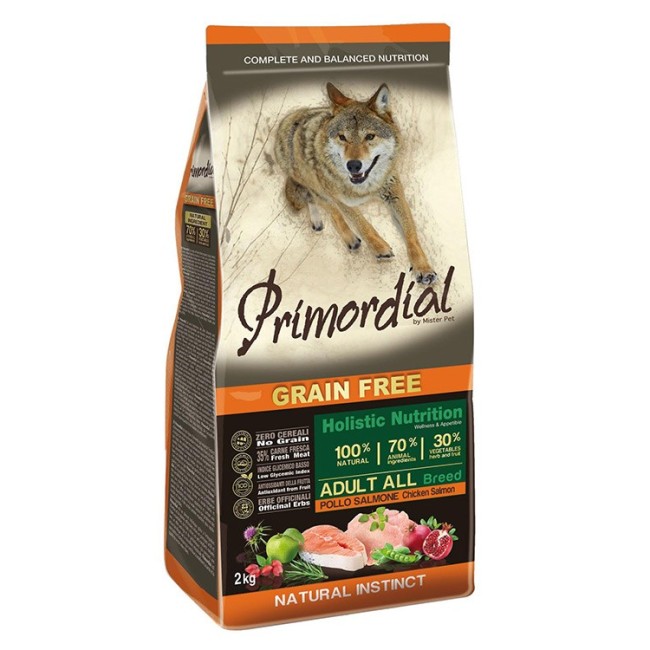 PRIMORDIAL GRAIN FREE ADULT POLLO E SALMONE