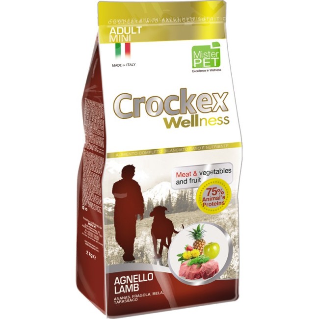 CROCKEX WELLNESS AGNELLO E RISO  MINI ADULT