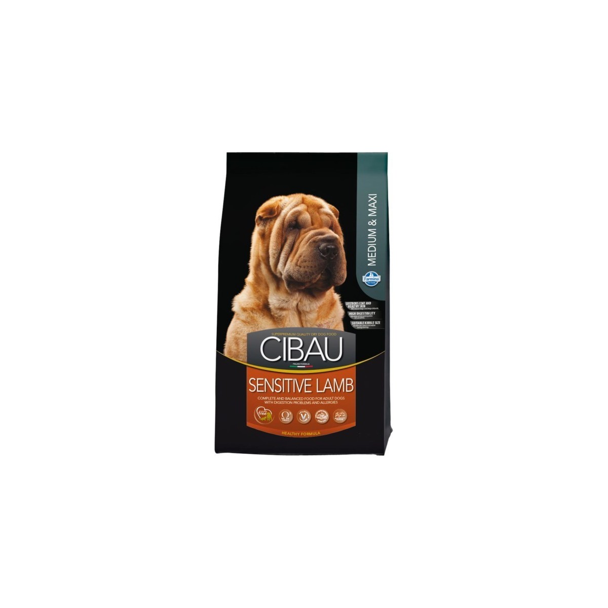 CIBAU FARMINA SENSITYVE LAMB CANE MEDIUM&MAXI