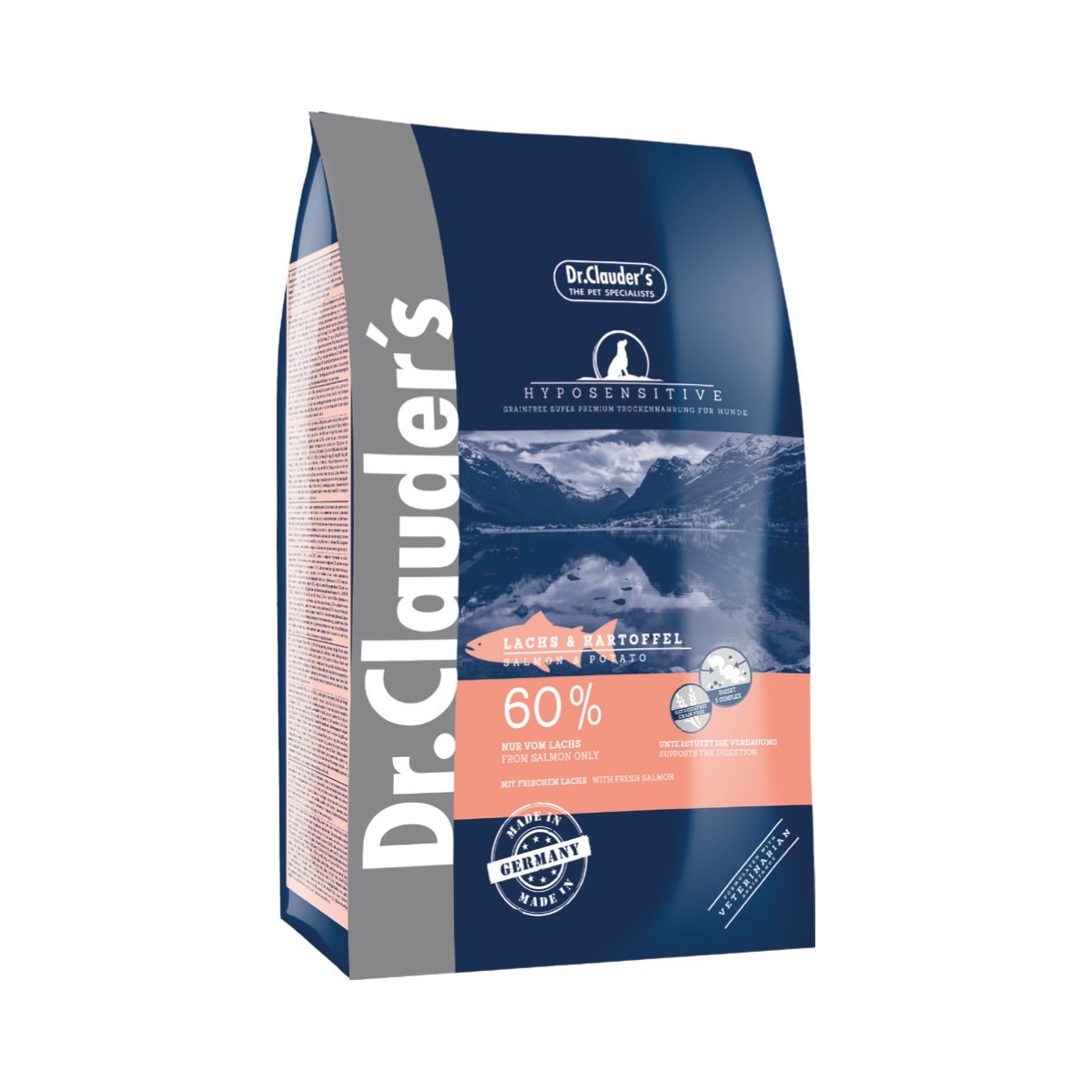 DR CLAUDER'S  SALMONE PATATE GRAIN FREE 3,5 kg HIPOALLERGENICO