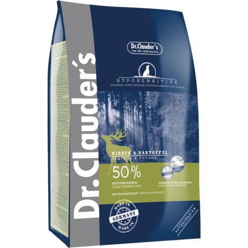 DRCLAUDER'S CERVO PATATE GRAIN FREE ipoallergenico PLUS  3,5 kg
