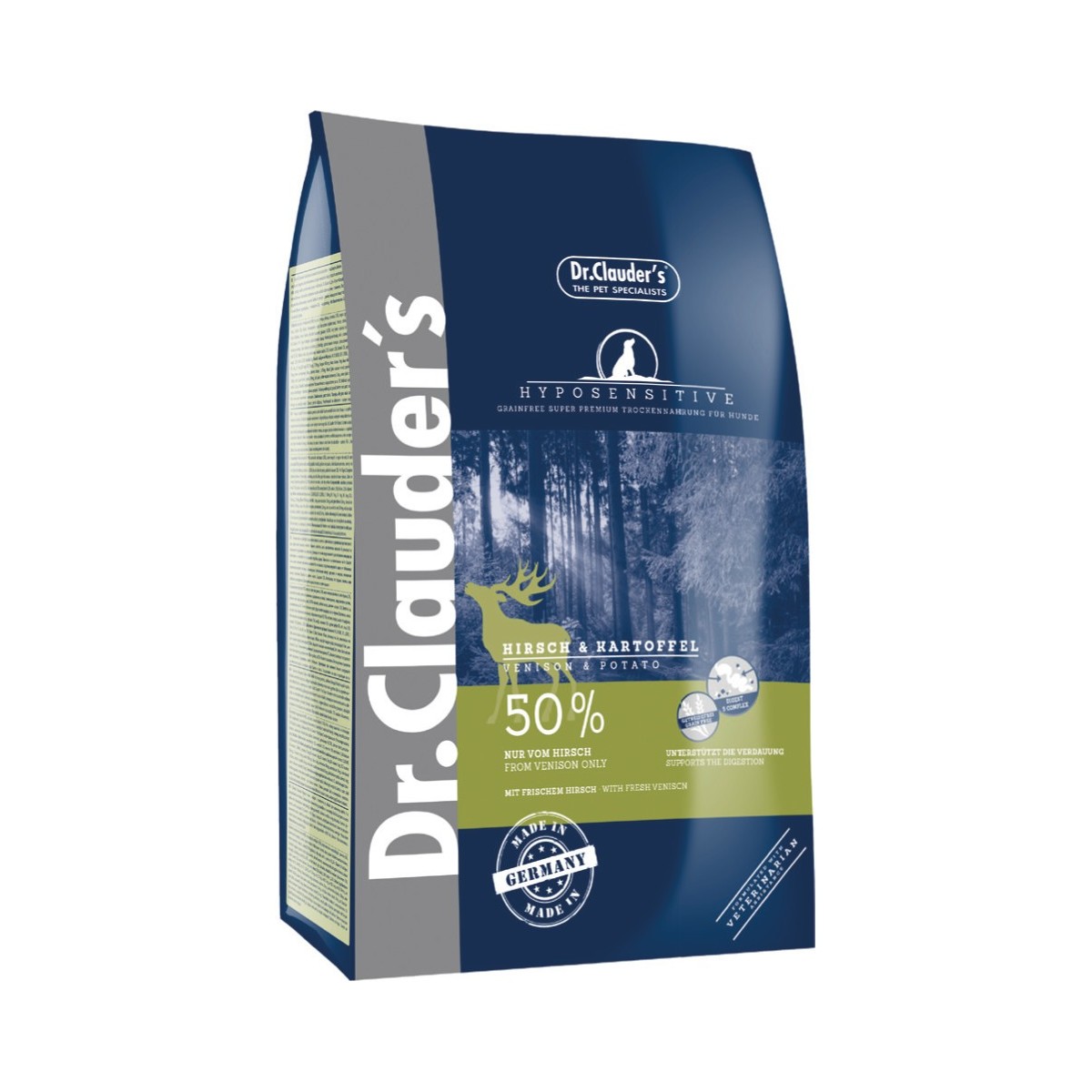 DRCLAUDER'S CERVO PATATE GRAIN FREE ipoallergenico PLUS  3,5 kg