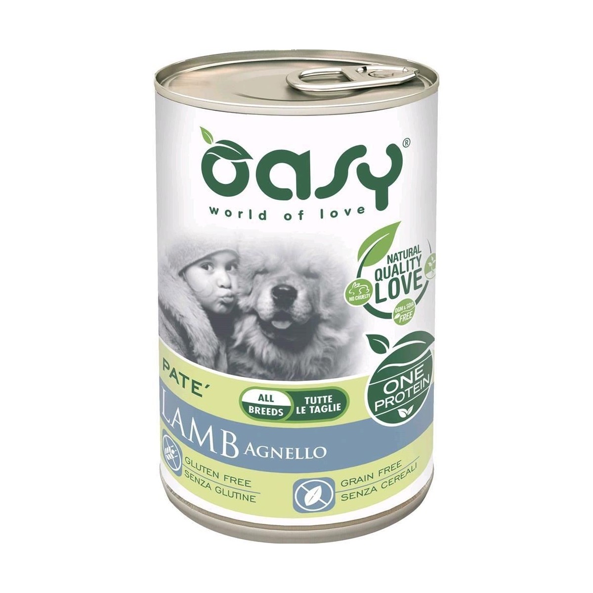 Oasy paté monoproteico agnello
