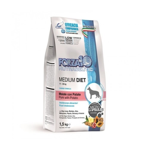 forza 10 medium diet maiale e patate 12 kg